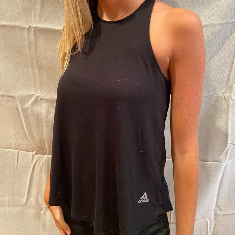 Black Adidas Tank S Athletic